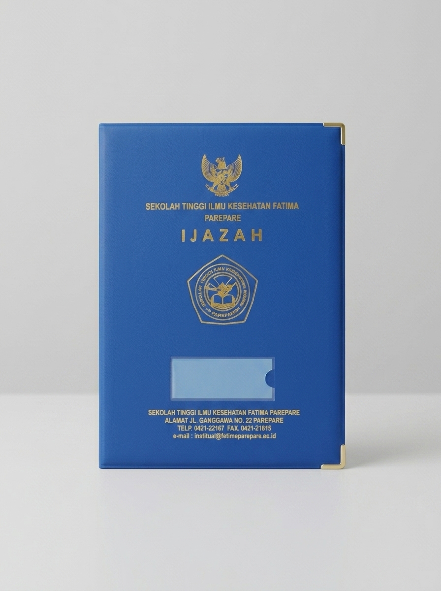 Map ijazah custom sekolah untuk kelulusan dengan bahan premium