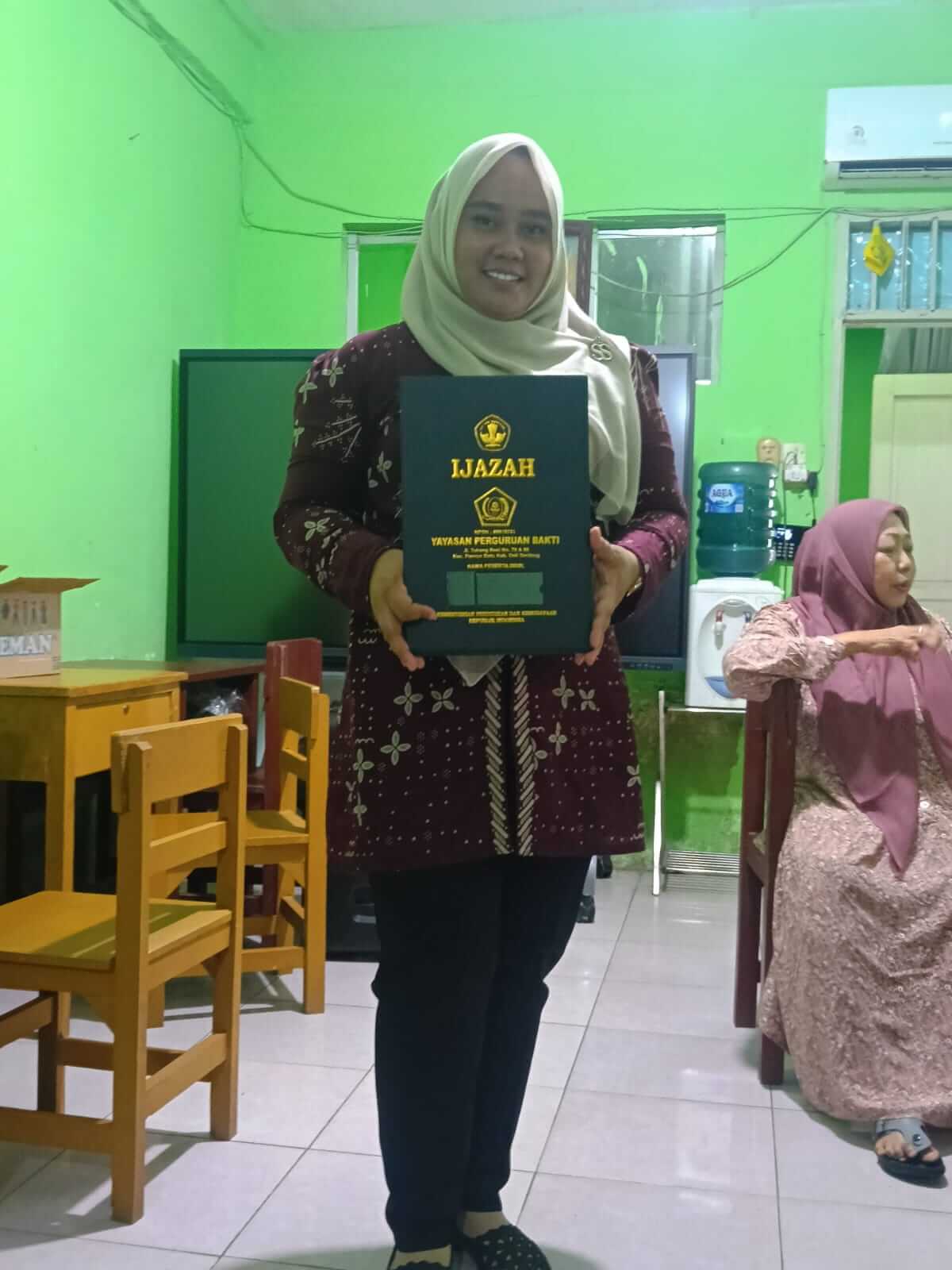 Map ijazah SMP Bakti produksi pabrik Percetakan Sampul Raport Pesona