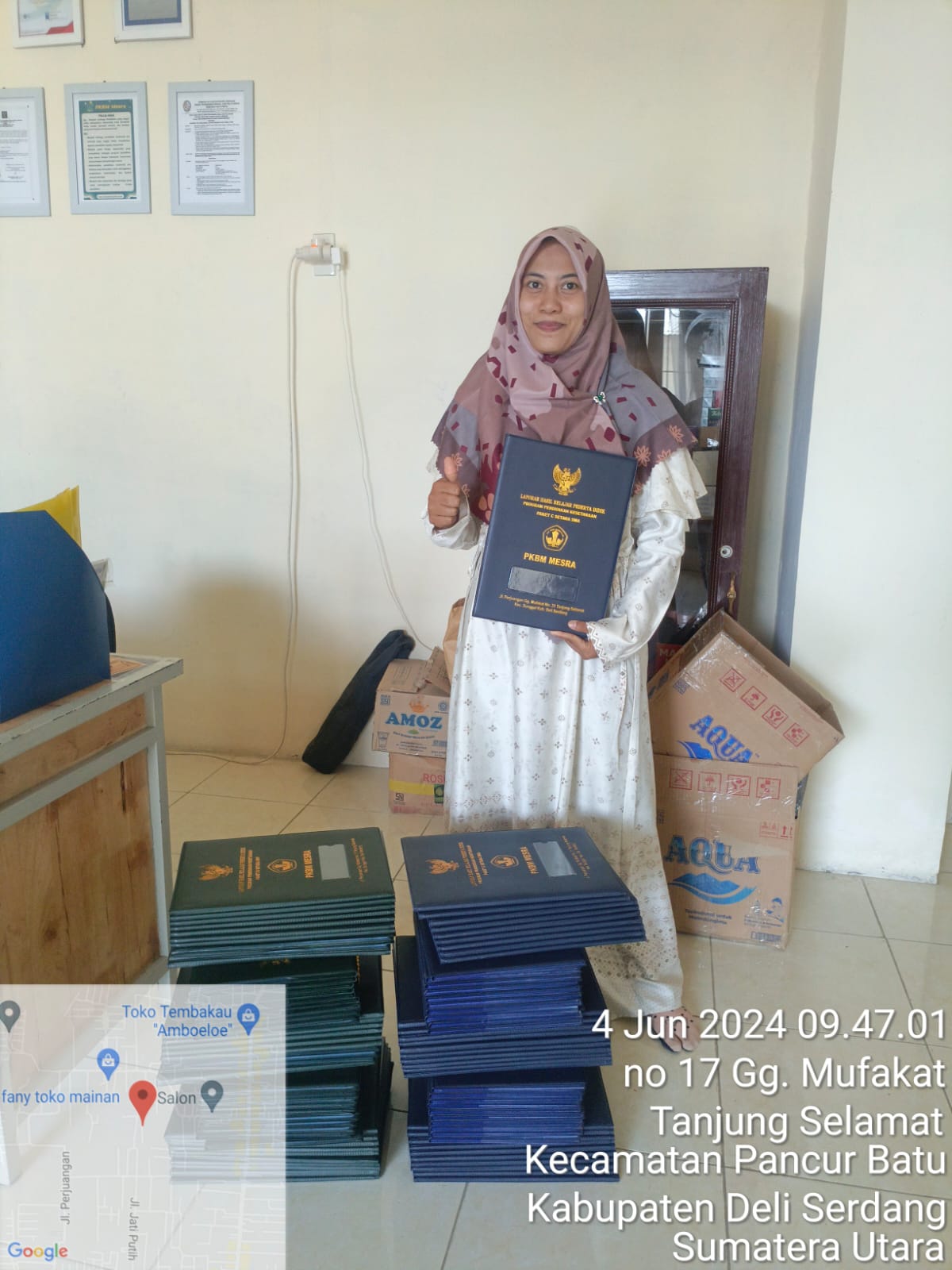 Sampul raport sekolah custom produksi Percetakan Sampul Raport Pesona Medan